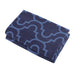 Cotton Flannel Trellis 2 Piece Pillowcase Set - Navy Blue