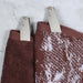 Cotton Quick-Drying Solid and Marble 6 Piece Towel Set - Brown