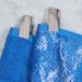 Cotton Quick-Drying Solid and Marble 8 Piece Towel Set - Blue