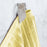 Cotton Ribbed Textured Super Absorbent 2 Piece Bath Towel Set - Golden Mist