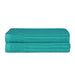 Cotton Ribbed Textured Super Absorbent 2 Piece Bath Towel Set - Turquoise