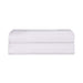 Cotton Ribbed Textured Super Absorbent 2 Piece Bath Towel Set - White