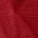 Eco-Friendly Cotton Ring Spun 6 Piece Towel Set - Cranberry