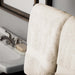 Egyptian Cotton Pile Plush Heavyweight Absorbent 3 Piece Towel Set - Cream