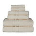 Cotton Ultra Soft 6 Piece Solid Towel Set - Cream
