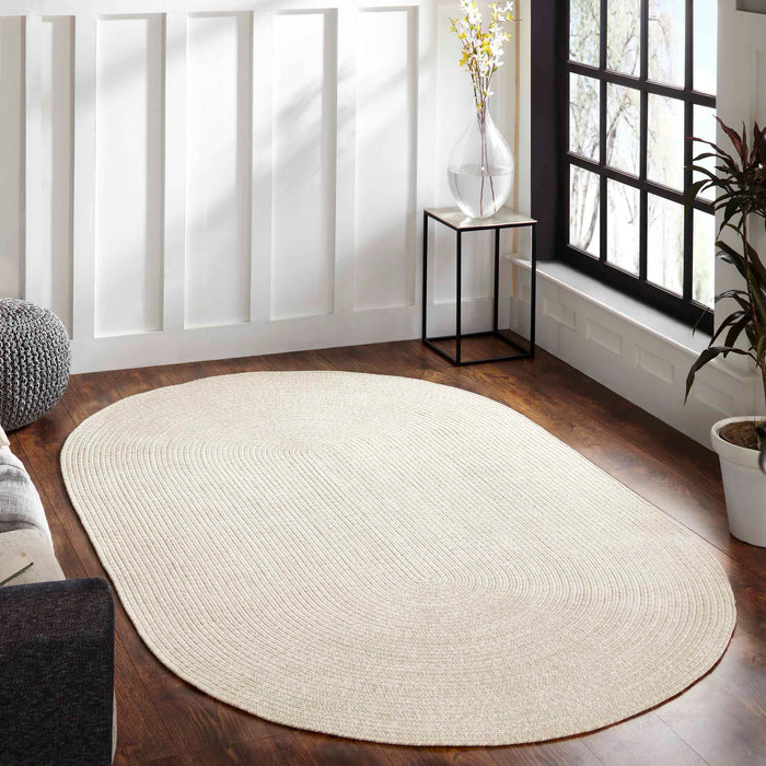 Reversible Braided Area Rug Two Tone Indoor Outdoor Rugs