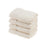Egyptian Cotton Pile Plush Heavyweight Hand Towel Set of 4 - Cream