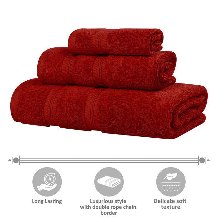 Smart Dry Zero Twist Cotton Solid Washcloth Face Towels, Set of 12