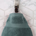 Zero Twist Cotton Ultra Soft Face Towel Washcloth Set of 12 - Jade Green