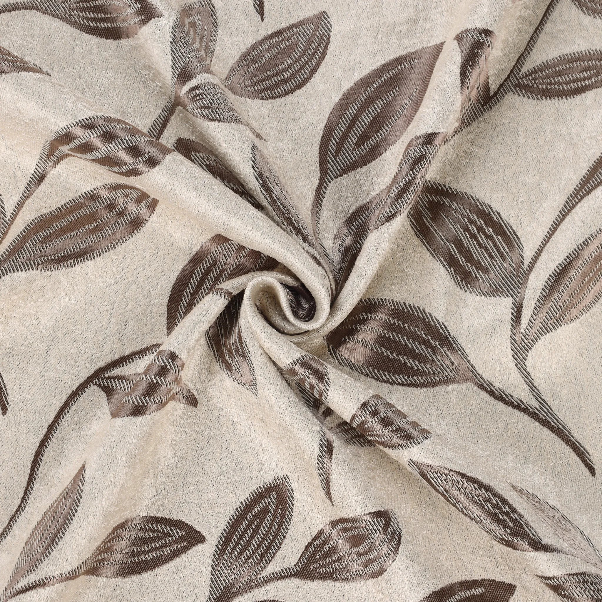 Leaves Machine Room Darkening Blackout Curtains, Set of 2