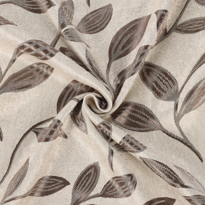 Leaves Machine Room Darkening Blackout Curtains, Set of 2