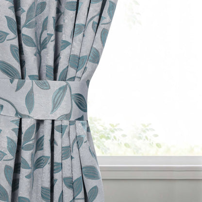 Leaves Machine Room Darkening Blackout Curtains, Set of 2