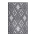 Daelyn Modern Diamond Lattice Indoor/Outdoor Area Rug - Grey