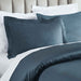 Egyptian Cotton 850 Thread Count Solid Duvet Cover Set - DarkBlue