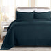 Basket Weave Matelasse Cotton Bedspread Set -  DeepSea