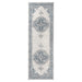 Demelza Vintage Traditional Oriental Medallion Indoor Area Rug or Runner - Blue