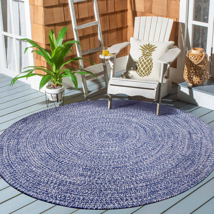 Reversible Braided Area Rug Two Tone Indoor Outdoor Rugs