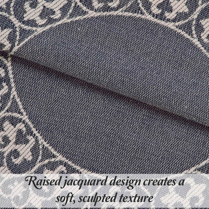 Boho Mandala Cotton Blend Woven Jacquard Bedspread Set