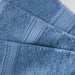 Egyptian Cotton Pile Plush Heavyweight Absorbent 9 Piece Towel Set - Denim Blue