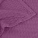 Cotton All Season Diamond Bed Blanket & Sofa Throw - Purple