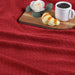 Cotton All Season Diamond Bed Blanket & Sofa Throw - Burgundy