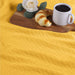 Cotton All Season Diamond Bed Blanket & Sofa Throw - Yellow