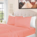 1500 Thread Count Egyptian Cotton Deep Pocket Bed Sheet Set - Dusted Rose