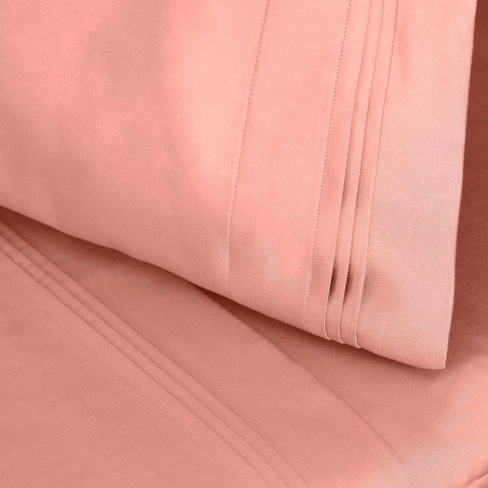 1500 Thread Count Egyptian Cotton Solid  2 Piece Pillowcase Set