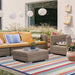 Eastyn Casual Stripe Geometric Indoor/Outdoor Area Rug - Cream