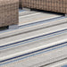 Eastyn Casual Stripe Geometric Indoor/Outdoor Area Rug - Slate