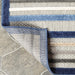 Eastyn Casual Stripe Geometric Indoor/Outdoor Area Rug - Slate