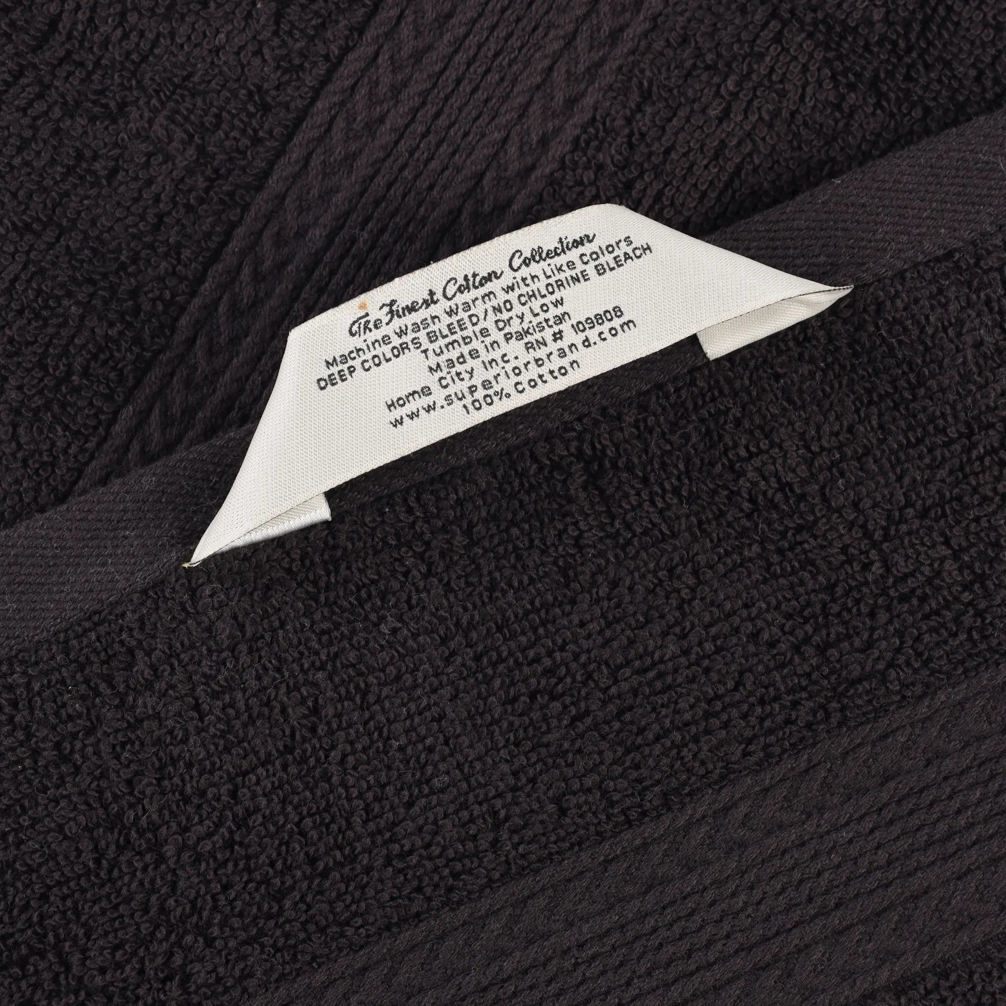 Cotton Eco-Friendly 12-Piece Solid Face Towel Set - Blue Nile Mills