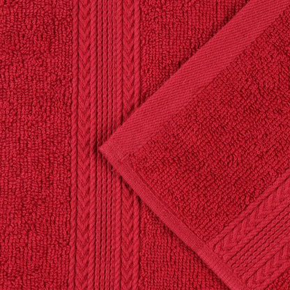 Cotton Eco-Friendly 12-Piece Solid Face Towel Set - Blue Nile Mills