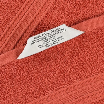 Cotton Eco-Friendly 12-Piece Solid Face Towel Set - Blue Nile Mills