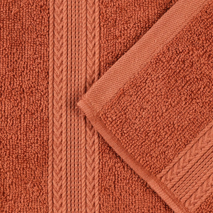 Cotton Eco-Friendly 12-Piece Solid Face Towel Set - Blue Nile Mills