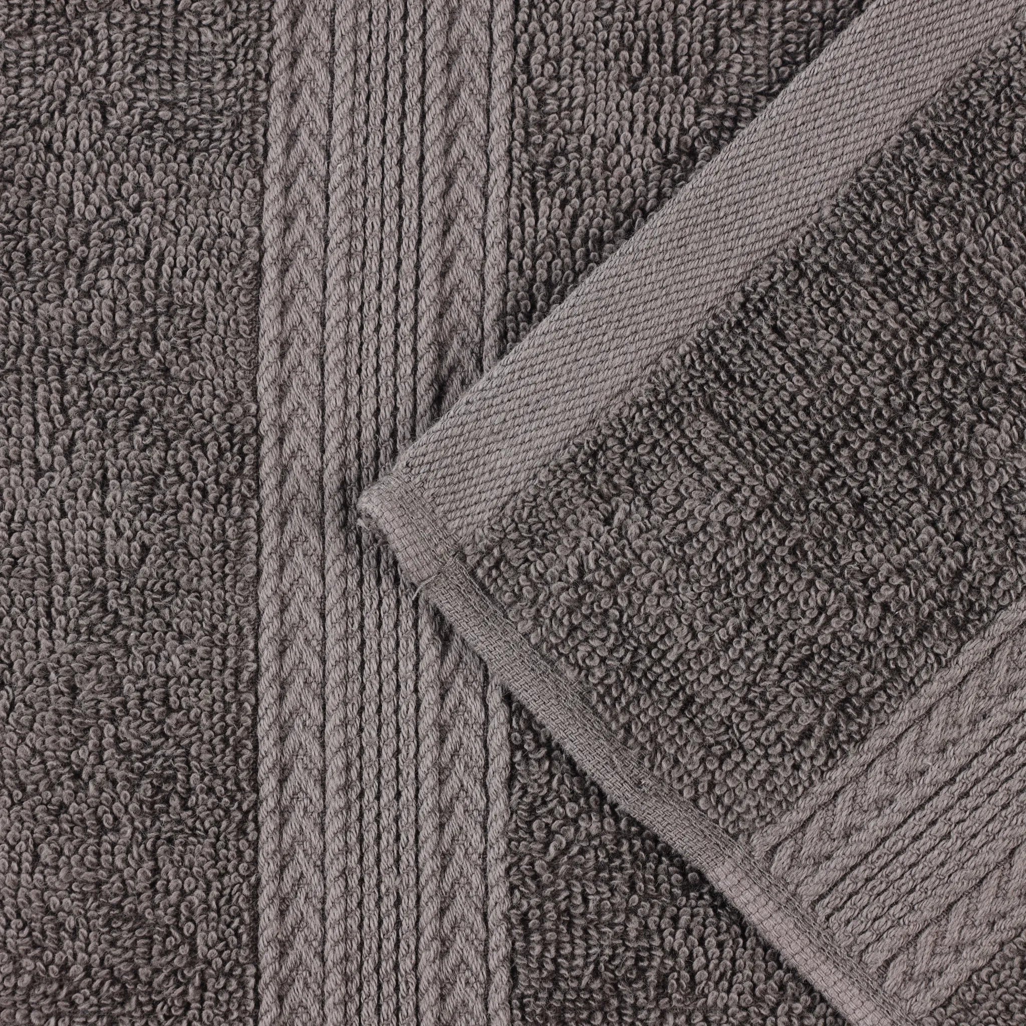 Cotton Eco-Friendly 12-Piece Solid Face Towel Set - Blue Nile Mills