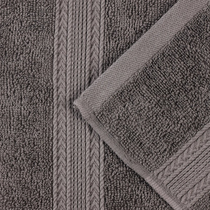 Cotton Eco-Friendly 12-Piece Solid Face Towel Set - Blue Nile Mills