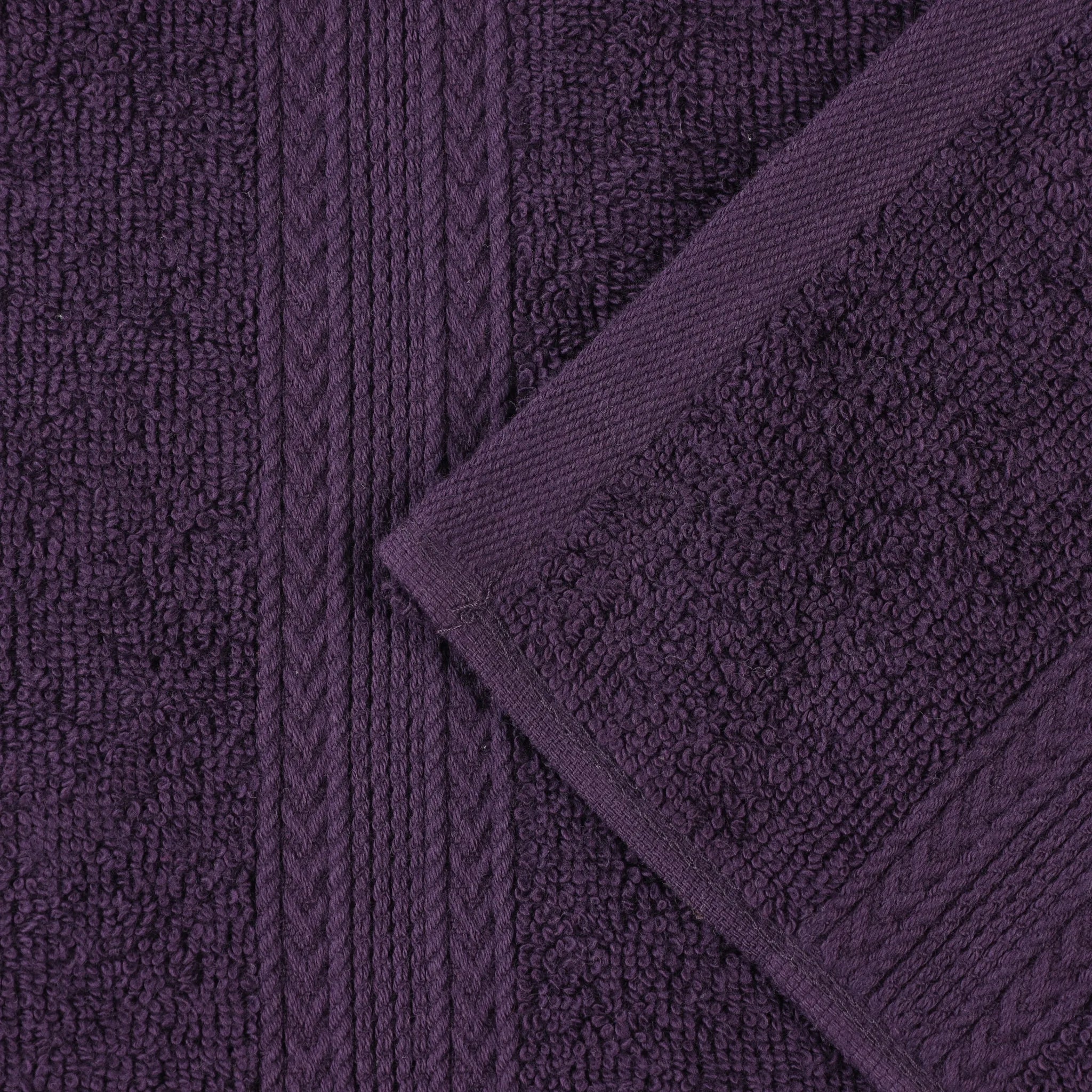 Cotton Eco-Friendly 12-Piece Solid Face Towel Set - Blue Nile Mills