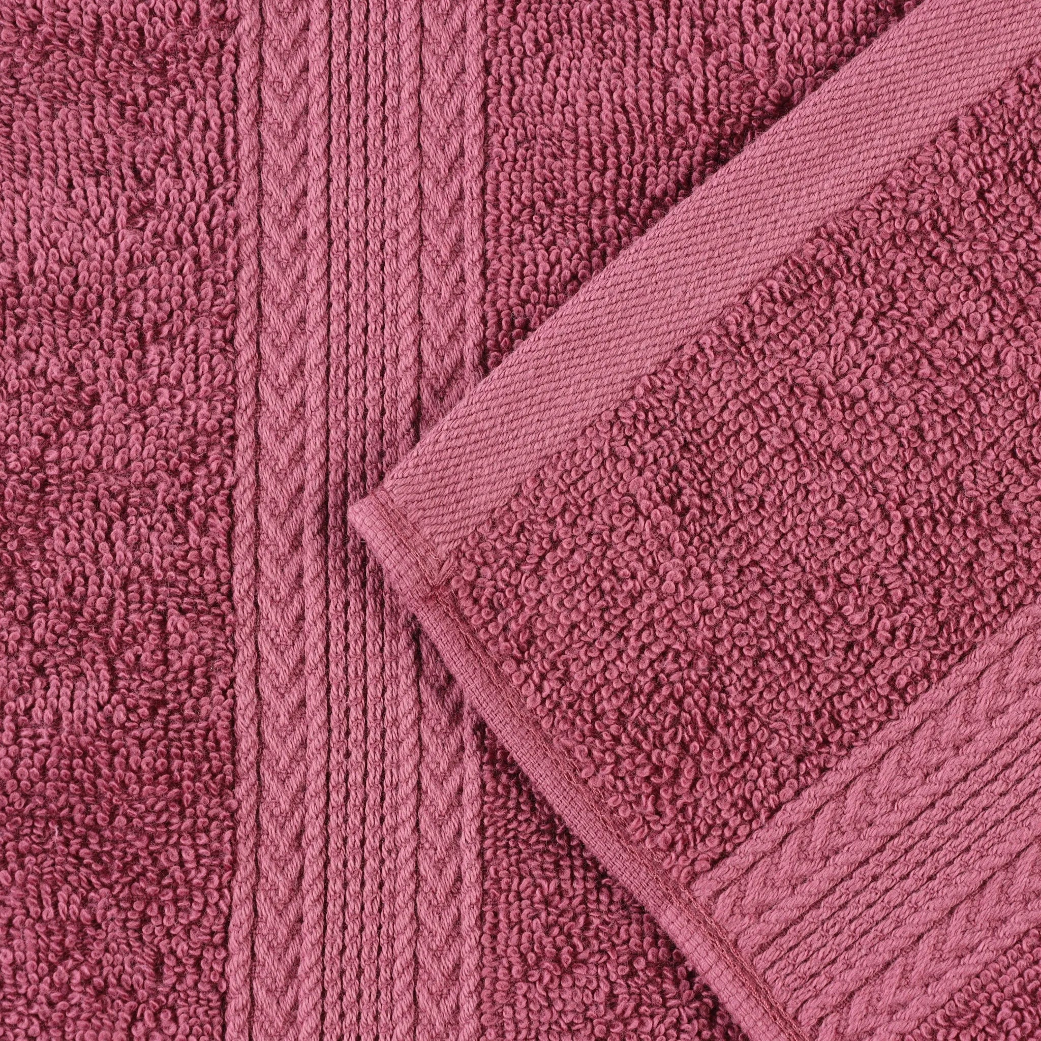 Cotton Eco-Friendly 12-Piece Solid Face Towel Set - Blue Nile Mills