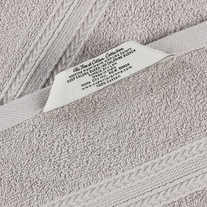 Cotton Eco-Friendly 12-Piece Solid Face Towel Set - Blue Nile Mills