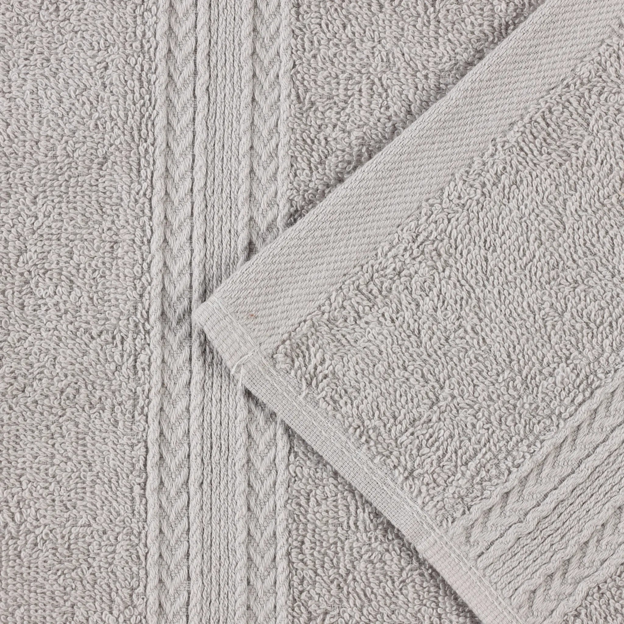 Cotton Eco-Friendly 12-Piece Solid Face Towel Set - Blue Nile Mills