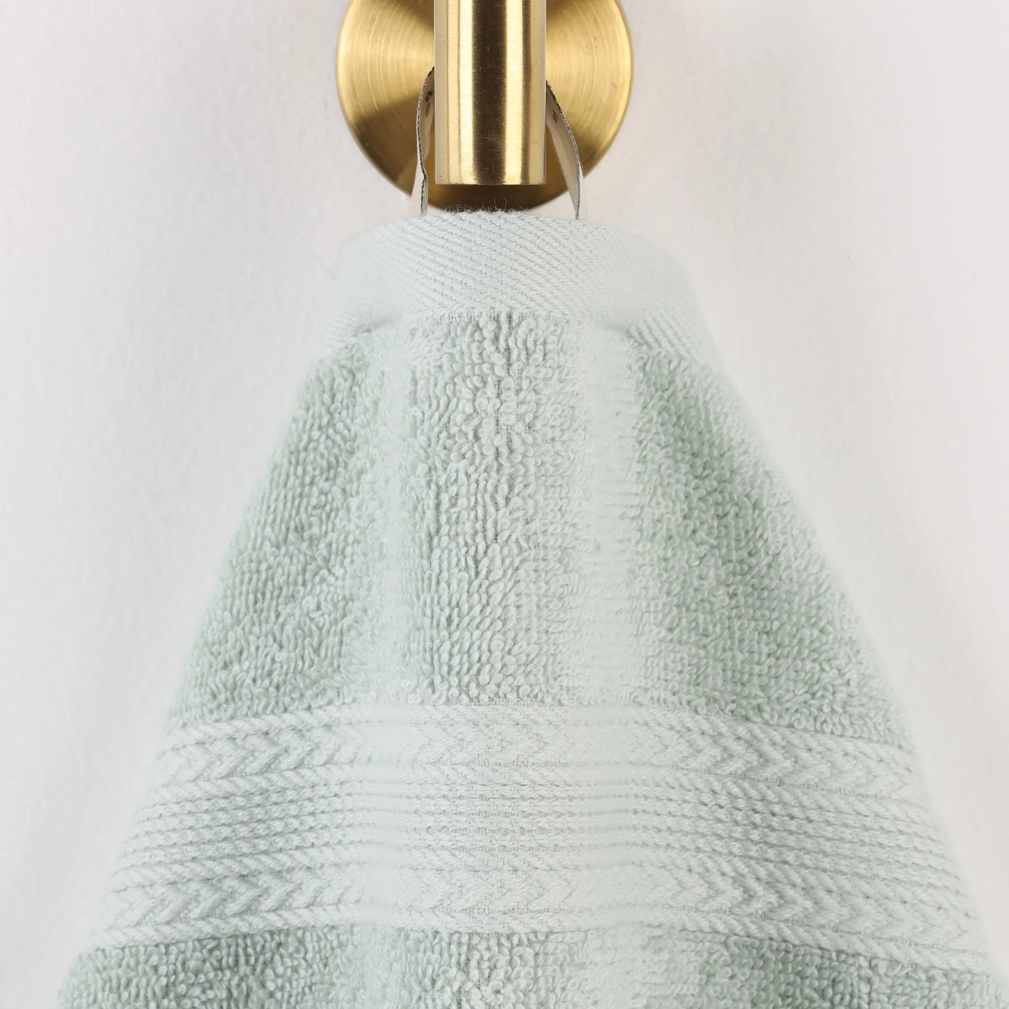 Cotton Eco-Friendly 12-Piece Solid Face Towel Set - Blue Nile Mills