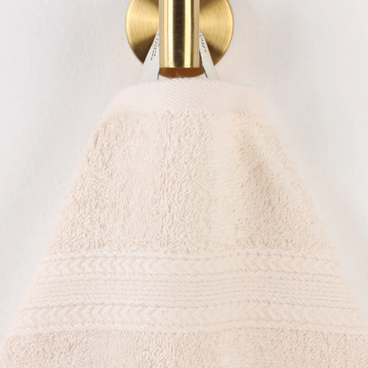 Cotton Eco-Friendly 12-Piece Solid Face Towel Set - Blue Nile Mills