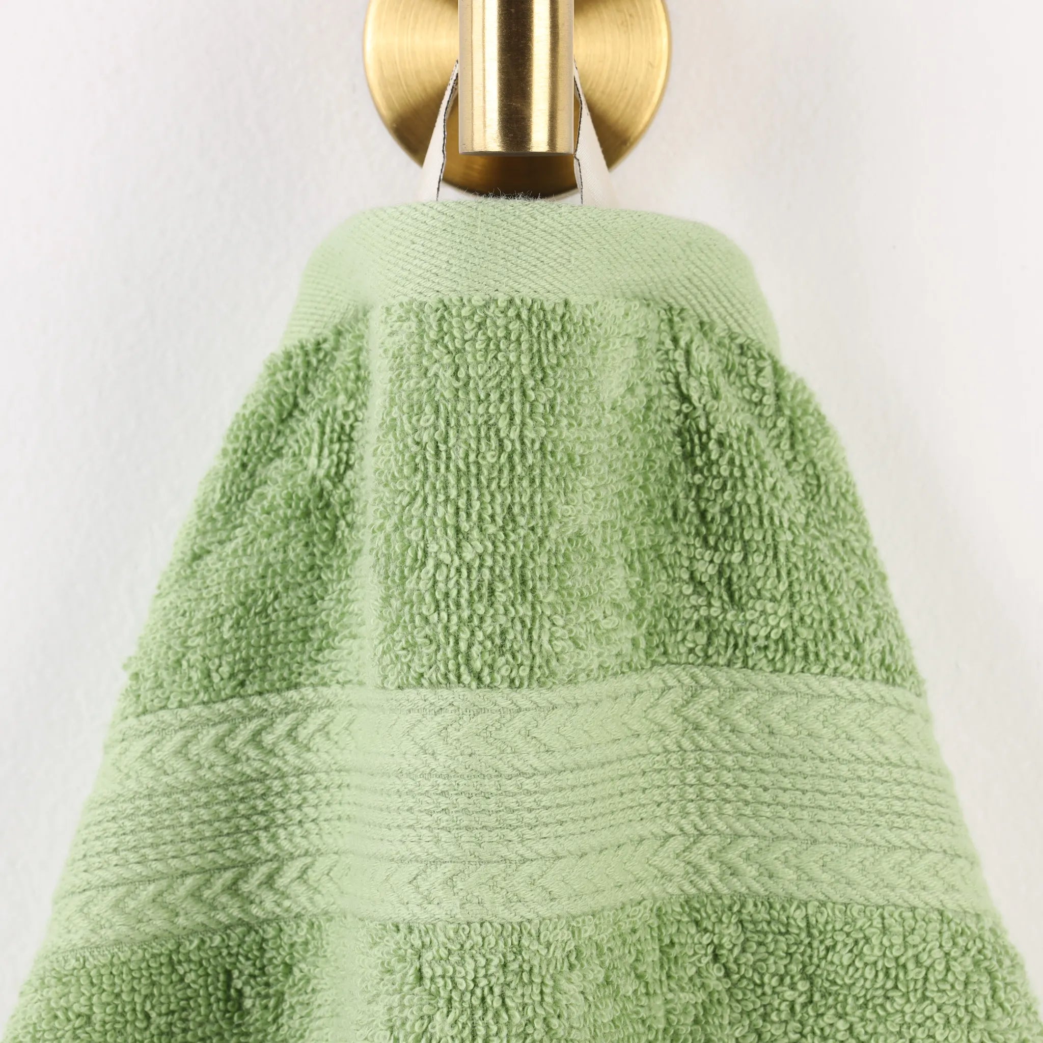 Cotton Eco-Friendly 12-Piece Solid Face Towel Set - Blue Nile Mills