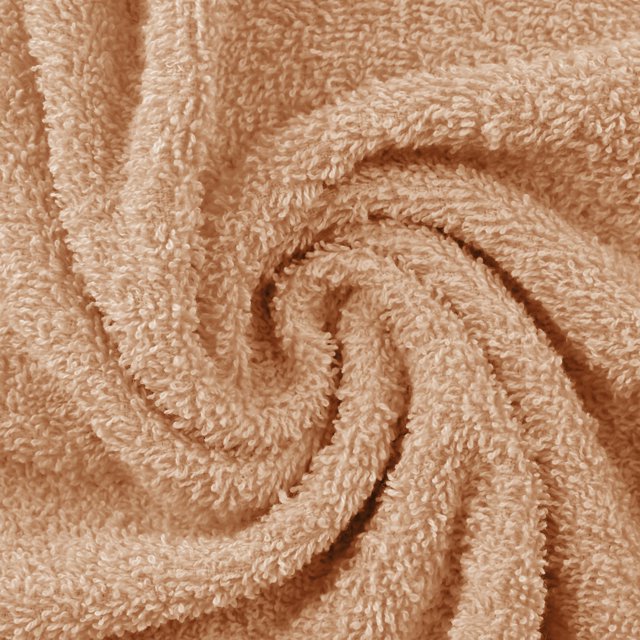 Eco Friendly Cotton 6 Piece Solid Hand Towel Set - Camel