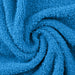 Eco Friendly Cotton 6 Piece Solid Hand Towel Set - Aster Blue