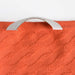 Turkish Cotton Jacquard Herringbone and Solid 6 Piece Hand Towel Set - Emberglow