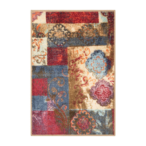 Medallion Patchwork Indoor Large Area Rug Or Door Mat Or Runner Rug - Multicolored