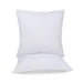 Down Alternative Microfiber Hypoallergenic 2 Piece Euro Pillow Set - WHite