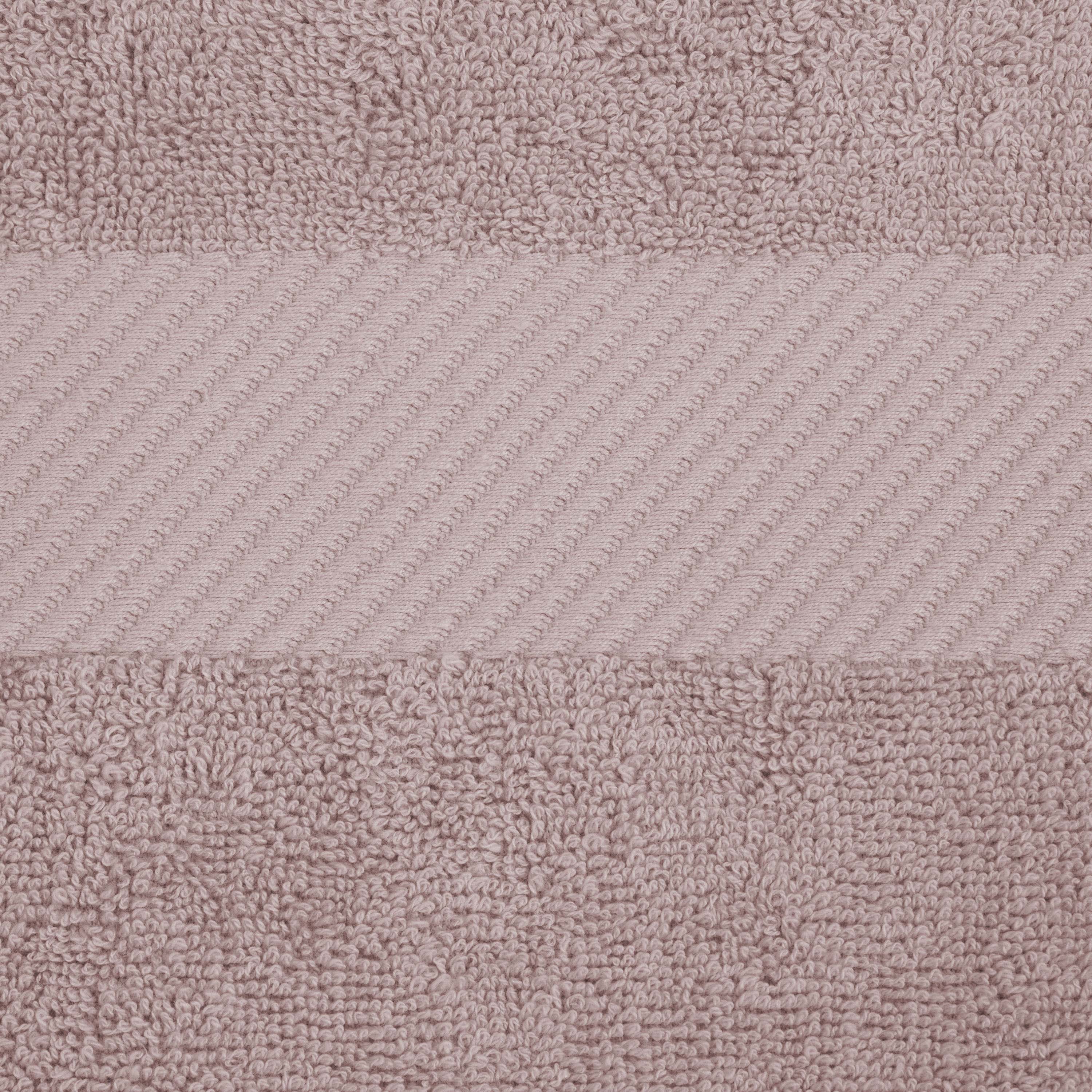 Kendell Egyptian Cotton 4 Piece Bath Towel Set with Dobby Border - Blue Nile Mills